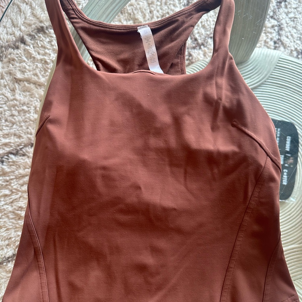 lululemon athletica Brown Tank Top
